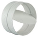 Renson 1008568 - pvc verbindingsstuk + terugslag klep 7007 wit diam. 125mm | 2 stuks