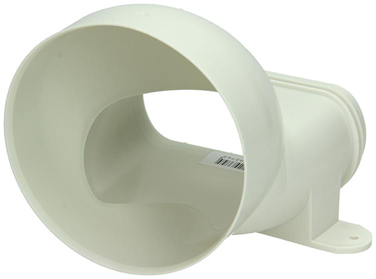 Load image into Gallery viewer, Renson 1053830 - overgangstuk plat naar rond overgangstuk dia 125 | 2 stuks
