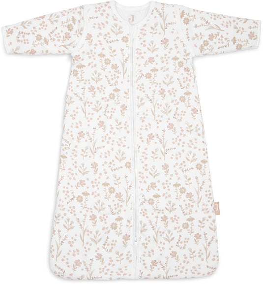 Jollein slaapzak baby met afristbare mouw 110cm - bloomy