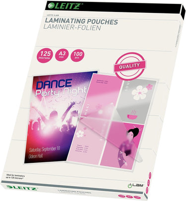 Leitz - lamineerhoezen eva - a3 - 125 micron - 100 stuks