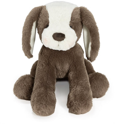 Bunnies by the bay knuffel hond - knuffeldier - geborduurde details - 41 cm - cacao