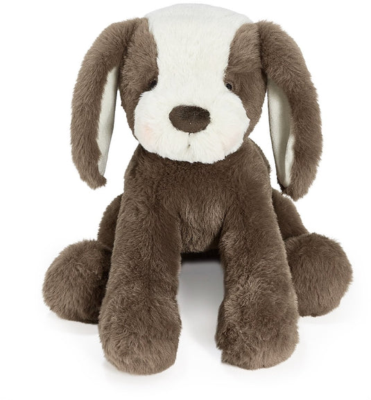 Bunnies by the bay knuffel hond - knuffeldier - geborduurde details - 41 cm - cacao