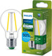 Philips led philips ultraefficient led lamp - transparant - 40w - e27-fitting - koelwit licht: 4000k - bespaar op energiekosten