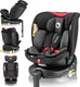Lionelo navy i-size autostoel 40–150 cm – 360° draaibaar – easyturn – isofix stabilisatiepoot – achterwaarts tot 105 cm – verstelbare rugleuning – dri-seat ventilatie – r129 goedgekeurd – groep 0 1 2 3 – comfort veiligheid