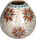 Hd collection vaas capiz multi 21x21x20cm