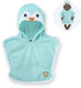 Corolle badcape pinguin voor babypop 30cm - poppenaccessoire.