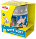 Haba spel dobbelbeker wow wau educatief kinderspel multicolor.