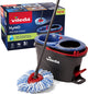 Vileda h2pro spin dweilsysteem - complete mopset met emmer en pedaalpers - 2 gescheiden waterreservoirs - altijd schoon water