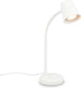 Briloner skriva - tafellamp - bureaulamp - met snoer - draaibaar tafellampje - excl. gu10 - 13 x 38,5 cm - wit