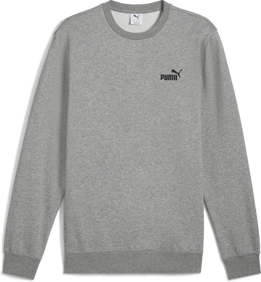Puma ess small no. 1 logo crew fl unisex trui - medium gray heather