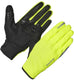 Gripgrab - hurricane 2 winddichte lente herfst fietshandschoenen lange vinger met padding - geel hi-vis - unisex - maat xl