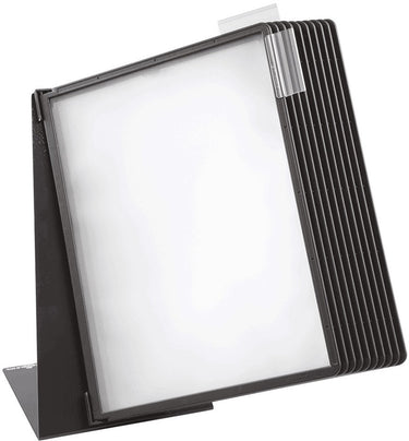Durable - bureaustandaard vario met 10 tassen | ft a4 | zwart