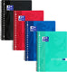 Oxford collegeblok - 1 stuk - a4 - geruit 10 mm - 80 vel - 23-gaats ponsing - assorti