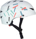 Nijdam skate helm - high topper - wit zwart - l