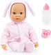 Bayer design - babypop anna first words baby met geluid 38 cm in roze