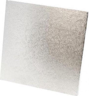 Tala vierkant taartplateau – 30 x 30 cm – extra stevig – 12 mm dikte – zilverkleurig – luxe taartonderlegger voor zware taarten en gebak