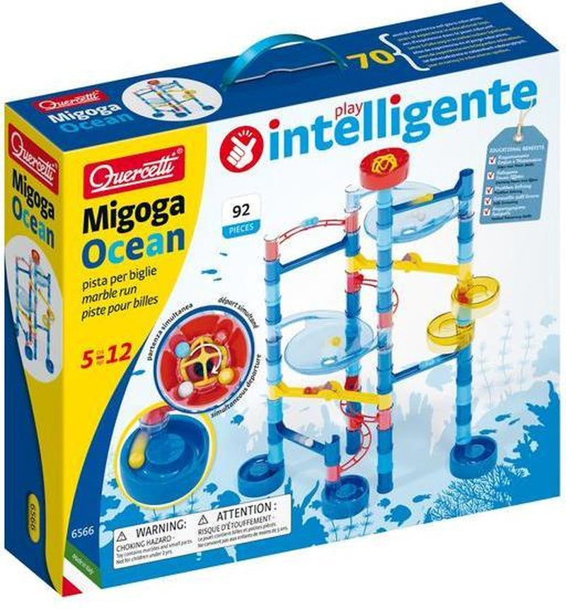 Load image into Gallery viewer, Quercetti knikkerbaan migoga ocean 92 onderdelen
