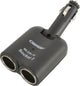 Carpoint 2-weg stekkerdoos 12 24v – sigarettenaansteker splitter – kantelbaar 90° – led indicatie – 5a – met zekering