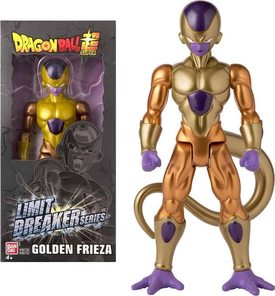 Bandai - dragon ball super - giant limit breaker figuur 30 cm - golden frieza - officieel gelicentieerde dragon ball - grote verzamelbare frieza actiefiguur - speelgoed voor kinderen 4+ - 36733