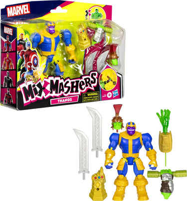 Hasbro avengers actiefiguur mixmashers deluxe thanos marvel speelgoed.