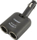 Carpoint 2-weg stekkerdoos 12 24v – sigarettenaansteker splitter – kantelbaar 90° – led indicatie – 5a – met zekering