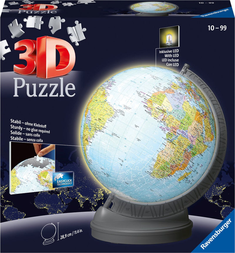 Load image into Gallery viewer, Ravensburger aarde met licht - 3d puzzel

