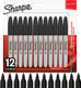 Sharpie -permanentmarkers | fijne punt | zwarte inkt | 12 stuks