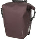 Agu clean shelter enkele fietstas - 100% waterdicht - click'ngo - rolltop - met reflectie - 17 liter - modica brown
