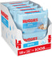 Huggies billendoekjes - pure 99% water - 18 x 56 stuks - 1008 doekjes - voordeelverpakking