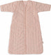 Jollein x nijntje - baby slaapzak winter met afritsbare mouw 110cm - miffy jacquard wild rose - winterslaapzak