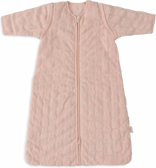 Jollein x nijntje - baby slaapzak winter met afritsbare mouw 70cm - miffy jacquard wild rose - winterslaapzak