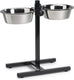 Beeztees standaard - dinerset hond - zwart - 25 cm