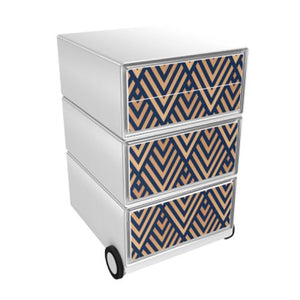 Mobiel ladeblok paperflow art deco, nightfall kleurenassortiment abs, polysty