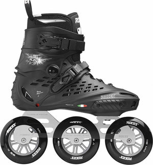 Roces x35 110 skeelers - inline skates - volwassenen - zwart zilver - maat 46