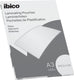 Ibico basics a3 lamineerhoezen, glanzend - 100micron - 100 stuks - glashelder