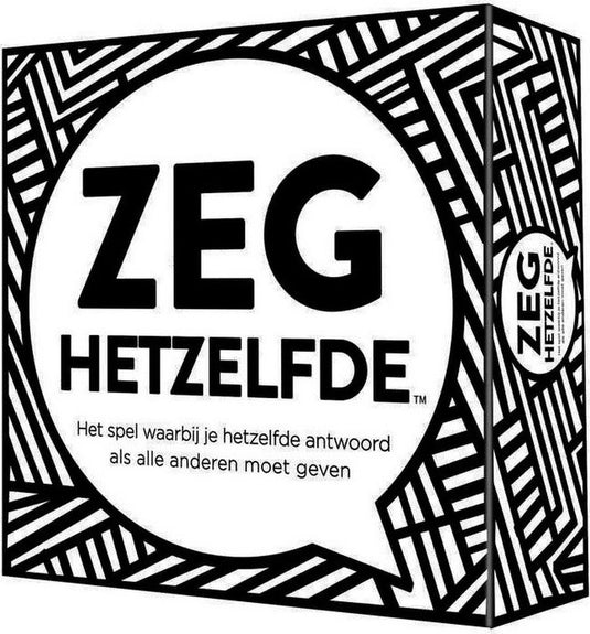 Hygge games party game partyspel - zeg hetzelfde