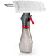 Dirt devil 3-in-1 raamtrekker met sproeifunctie - ramentrekker, poetsdoek en reservoir - 240ml - grijs rood