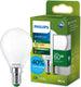 Philips led philips ultraefficient led lamp - 60w - e27 fitting - warmwit licht: 2700k - mat glas - p45 kogellamp - lange levensduur