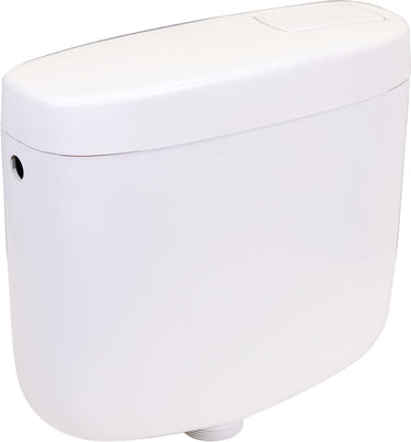 Plieger rhein laaghangend reservoir - single flush - wit - stortbak
