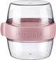 Westmark pocketbox maxi, praktisch meeneemblik, ideaal voor yoghurt, fruit, groenten, snacks, 700 ml (2 x 350 ml), bpa-vrij, roze