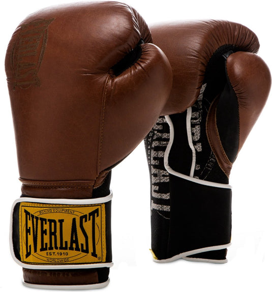 Everlast 1910 classic training bokshandschoenen - vintage bruin - 12 oz