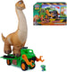 Paw patrol - de dino film - megasaurus dino -voertuig met een opblaasbare speelgoeddinosaurus van 76,2 cm en rocky-actiefiguur