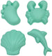 Scrunch zandvormpjes - munt - opvouwbaar - recycleerbaar