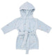 Little dutch badjas - maat 74 80 - badjas kind jongens meisjes - blauw - forest friends