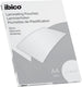 Ibico basics a4 lamineerhoezen, glanzend - 80 micron - 100 stuks - glashelder
