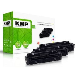 Tonercartridge kmp hp 410x cyaan, magenta, geel