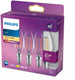 Philips led lamp - kaarslamp met e14 fitting - warmwit licht: 2700k - 40w - helder glas - 3-pack