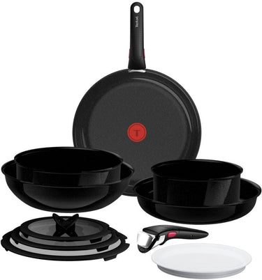 Tefal ingenio excellence ceram - pannenset - 11-delig - fusion core - inclusief deksel - handgrepen - pfas vrij