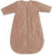 Jollein slaapzak met afritsbare mouw rond 110cm rib light terra