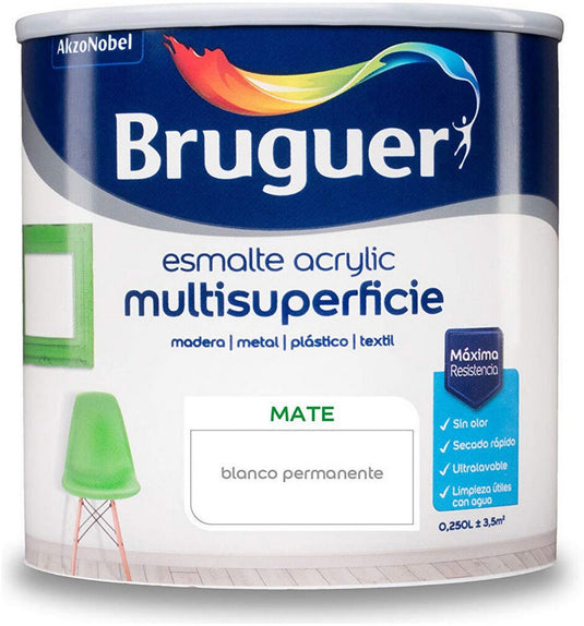 Bruguer acryllak 5160685 250 ml permanent white mat